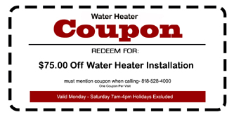 Money-saving plumbing coupon for North Hollywood, CA – LAPC service discount