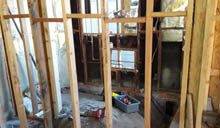 Bathroom remodel with new plumbing installation in North Hollywood, Los Angeles, CA