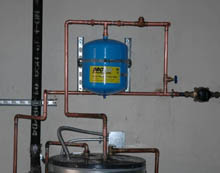 Commercial water heater installation for new cafe on Grand Street, Downtown Los Angeles, CA