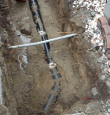 Sewer pipe replacement in North Hollywood